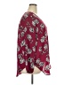 Torrid 100% Polyester Floral Burgundy Long Sleeve Blouse Size 2X Plus (2) - photo 4