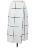 ASOS Checkered-gingham Gray Formal Skirt Size 0 - photo 1
