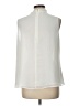 Calvin Klein 100% Polyester Ivory Sleeveless Blouse Size L - photo 2