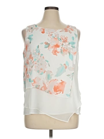 Calvin Klein Sleeveless Blouse (view 1)