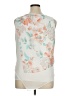 Calvin Klein 100% Polyester White Sleeveless Blouse Size XL - photo 2