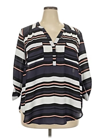 Torrid 3/4 Sleeve Blouse (view 1)