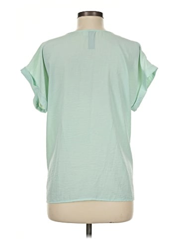 Blue Rain Short Sleeve Blouse (view 2)