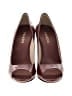 Prada 100% Leather Burgundy Heels Size EU 38 - photo 2