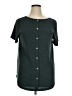 Pink Clover Gray Short Sleeve Top Size XL - photo 1