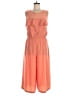 1.State 100% Polyester Color Block Orange Jumpsuit Size M - photo 1