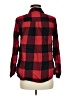 Old Navy - Maternity Plaid Red Long Sleeve Button-Down Shirt Size Med Maternity - photo 2