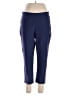 Pebble Beach Solid Blue Active Pants Size 12 - photo 1