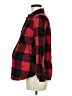 Old Navy - Maternity Plaid Red Long Sleeve Button-Down Shirt Size Med Maternity - photo 5