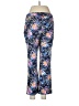 Laundry by Shelli Segal Print Blue Active Pants Size 8 - photo 2