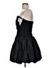 Xscape Solid Black Cocktail Dress Size 8 - photo 5