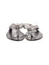 Tory Burch Silver Flip Flops Size 6 - photo 2
