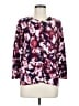 GNW Floral Burgundy Pullover Sweater Size M - photo 1