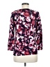 GNW Floral Burgundy Pullover Sweater Size M - photo 2