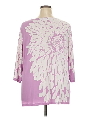 Susan Graver 3/4 Sleeve Blouse (view 2)