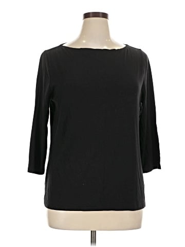 Ann Taylor Factory 3/4 Sleeve T-Shirt (view 1)