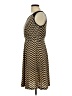 En Focus Studio Chevron-herringbone Brown Casual Dress Size 10 - photo 5