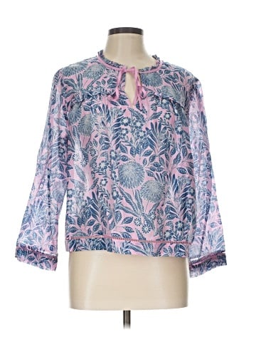 J.Crew x Abigail Borg 3/4 Sleeve Blouse (view 1)