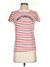 Alternative Earth Stripes Red Short Sleeve T-Shirt Size S - photo 1
