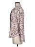 Bella Dahl 100% Rayon Animal Print Ivory Long Sleeve Blouse Size M - photo 5