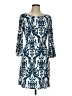 LOILA USA Print Blue Cocktail Dress Size L - photo 1