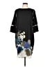 Apt. 9 100% Polyester Graphic Black Casual Dress Size L - photo 1