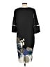 Apt. 9 100% Polyester Graphic Black Casual Dress Size L - photo 2