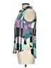 Mara Hoffman 100% Rayon Color Block Teal Sleeveless Button-Down Shirt Size L - photo 5