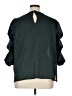 Vince Camuto 100% Polyester Green Short Sleeve Blouse Size 1X - photo 2