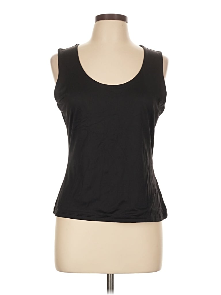 Pre-owned Tahari Active Tank Top In Black