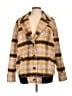 For Love & Lemons Plaid Brown Coat Size L - photo 1