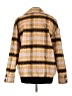 For Love & Lemons Plaid Brown Coat Size L - photo 2