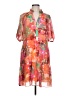 1.State Tropical Orange Cocktail Dress Size L - photo 1
