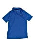 Under Armour 100% Polyester Blue Short Sleeve Polo Size M (youth) - photo 1
