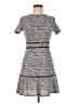 Aqua Tweed Gray Casual Dress Size M - photo 1
