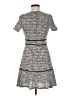 Aqua Tweed Gray Casual Dress Size M - photo 2