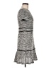 Aqua Tweed Gray Casual Dress Size M - photo 4