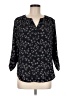 41Hawthorn Black 3/4 Sleeve Blouse Size M - photo 1