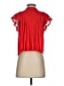 FP One 100% Cotton Red Short Sleeve Blouse Size XS - photo 2