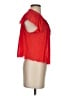 FP One 100% Cotton Red Short Sleeve Blouse Size XS - photo 4