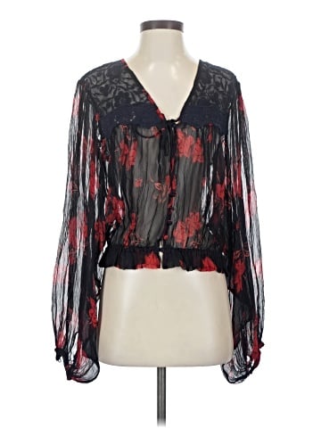 Free People Long Sleeve Blouse (view 1)