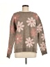 Bobeau Floral Brown Pullover Sweater Size M - photo 1