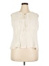 Passport Ivory Sleeveless Blouse Size 2X - photo 1
