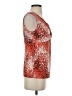 Attention Orange Sleeveless Blouse Size S - photo 4