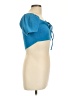 Zara Blue Short Sleeve Top Size L - photo 4