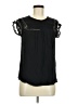Daniel Rainn 100% Rayon Black Short Sleeve Blouse Size M - photo 1