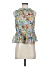 Topshop Blue Sleeveless Blouse Size 8 - photo 1