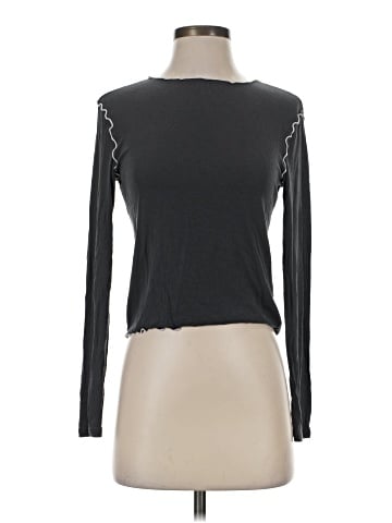 Madewell Contrast-Stitched Crewneck Crop Tee (view 1)