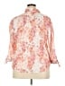 JM Collection Floral Pink 3/4 Sleeve Blouse Size 18 - photo 2
