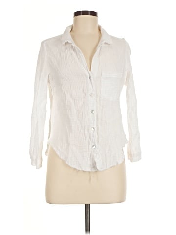 Heroes & Dreamers 3/4 Sleeve Button-Down Shirt (view 1)